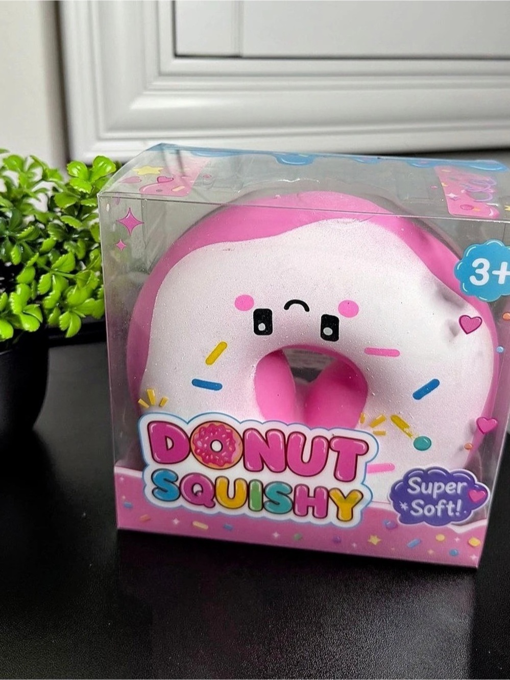 Large Donut Squishy Pink